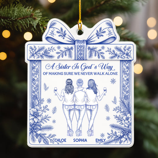 We Never Walk Alone - Personalized Acrylic Ornament