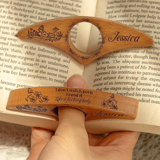 I Read It Like A Lady - Personalized Custom Book Page Holder