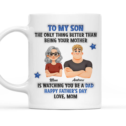 Being A Father - Personalized Custom 3D Inflated Effect Mug