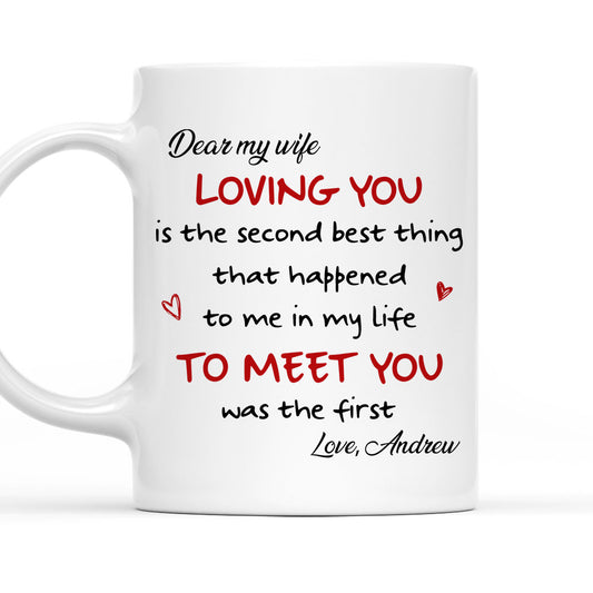Meet You - Personalized Custom Coffee Mug