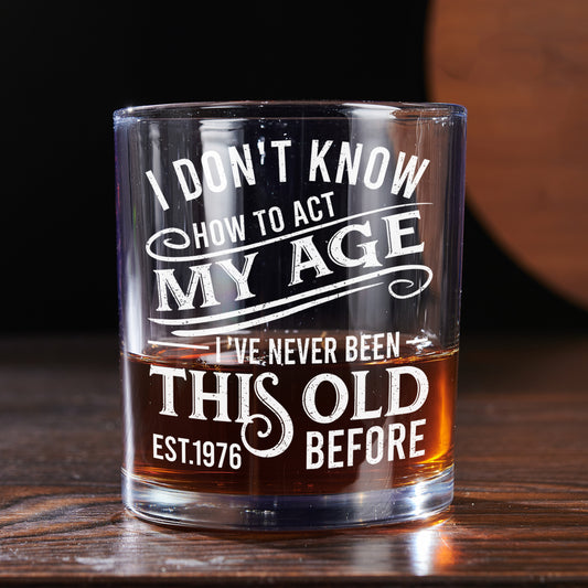 This Age - Personalized Custom Whiskey Glass