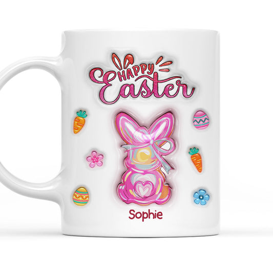 Happy Easter Surprise - Personalized Custom 3D Inflated Effect Mug