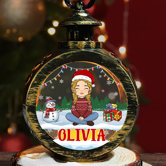 Lovely Family - Personalized Custom Christmas Lantern