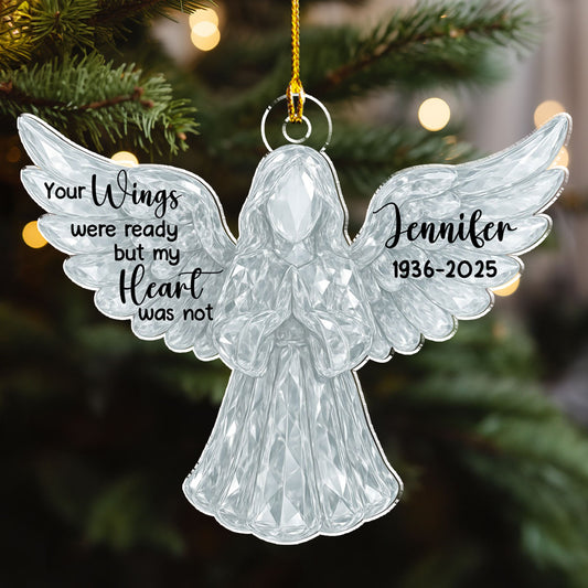Love In Heaven - Personalized Custom 3D Effect Acrylic Ornament