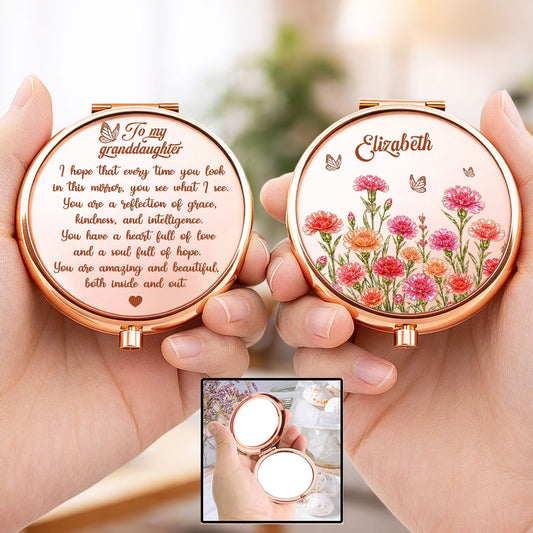 You Are Deeply Loved Always - Personalized Compact Mirror