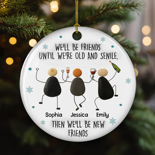 Until We Are Old - Personalized Custom 3D Inflated Effect Ceramic Ornament