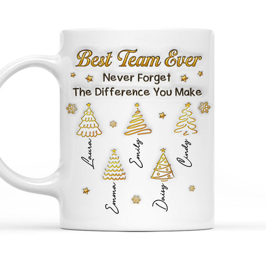 Best Team - Personalized Custom 3D Inflated Effect Mug
