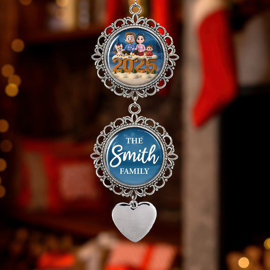 As A Family Now Onwards - Personalized Custom Charming Ornament