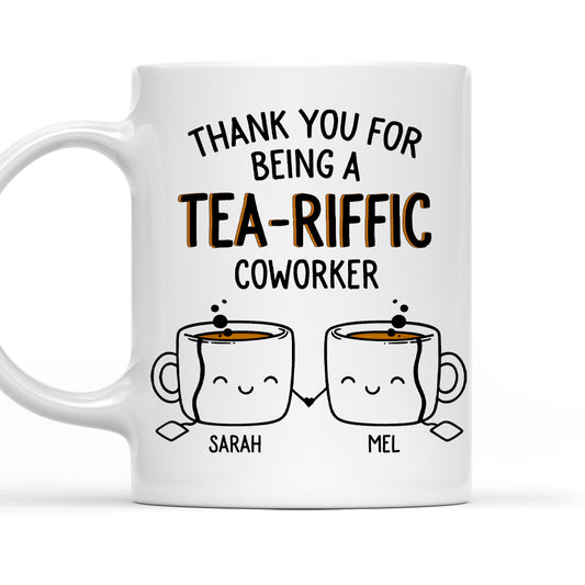 Teariffic Coworker - Personalized Custom Coffee Mug