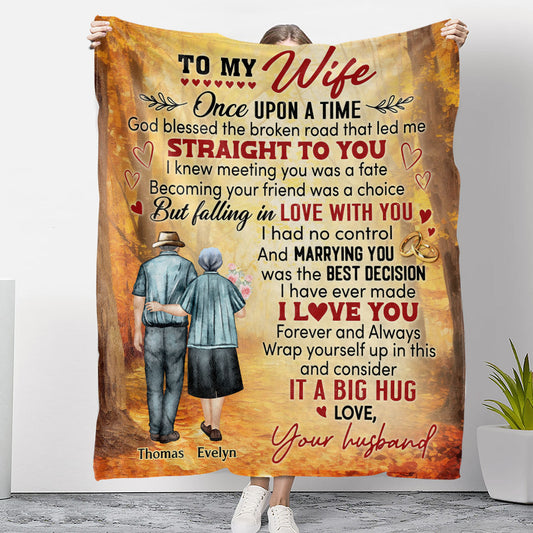 Once Upon A Time - Personalized Fleece Blanket