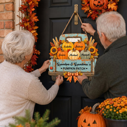 Our Patch Is Full Love - Personalized Wood Sign