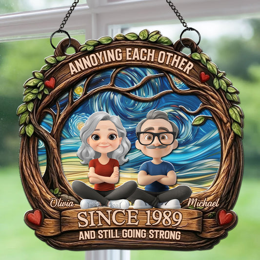 Me And You Forever - Personalized Custom Suncatcher