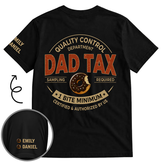 One Bite Minimum - Personalized Custom Shirt With Design On Sleeve
