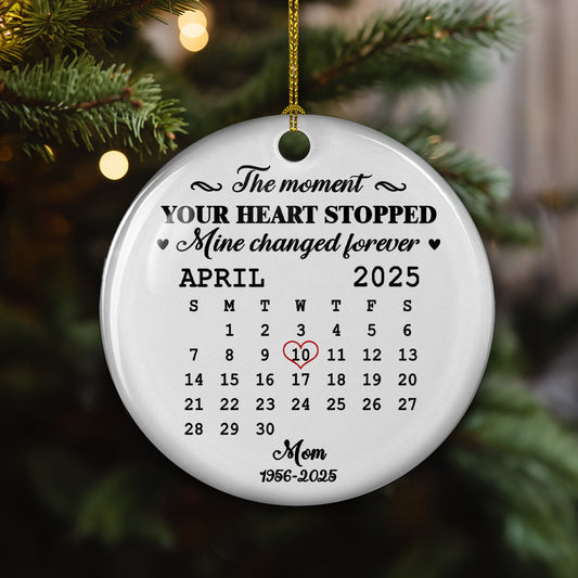 Miss You - Personalized Custom Ceramic Ornament