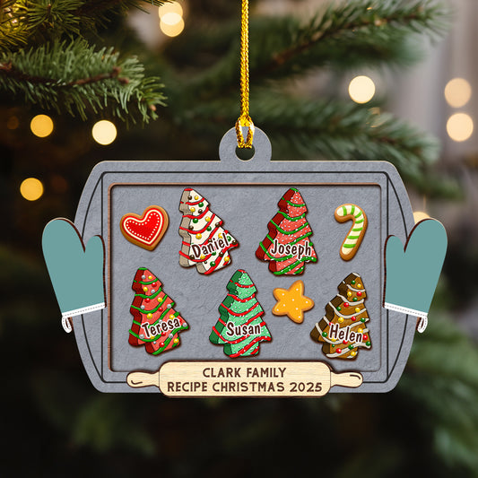 Friends Forever Christmas 2025 Candy - Personalized Custom 3D Inflated Effect Ceramic Ornament