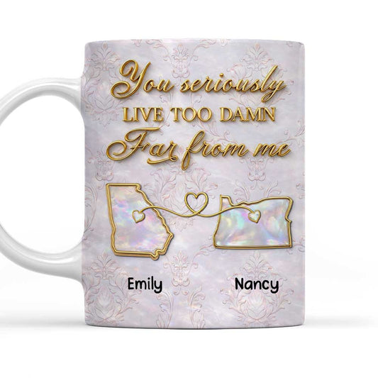 Far From Me - Personalized Custom 3D Inflated Effect Mug