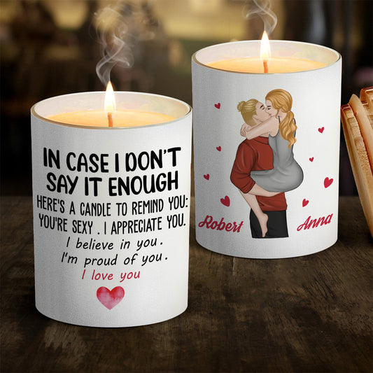 I Believe In You - Personalized Custom Candle