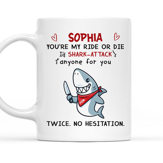Shark Attack Anyone For You - Personalized Custom Coffee Mug