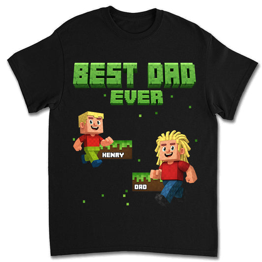Blocky Daddy - Personalized Custom Shirt