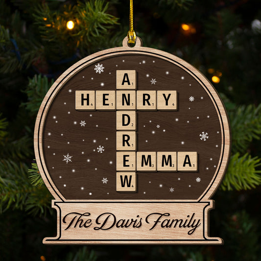 At Christmas, All Roads Lead Home  - Personalized Custom Freeshape 2-Layered Wood Ornament