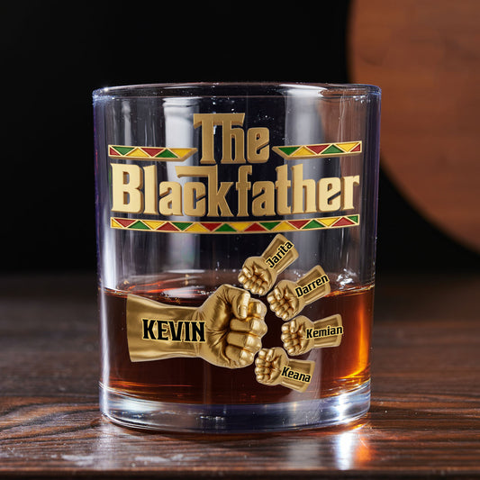 The Blackfather - Personalized Custom Whiskey Glass