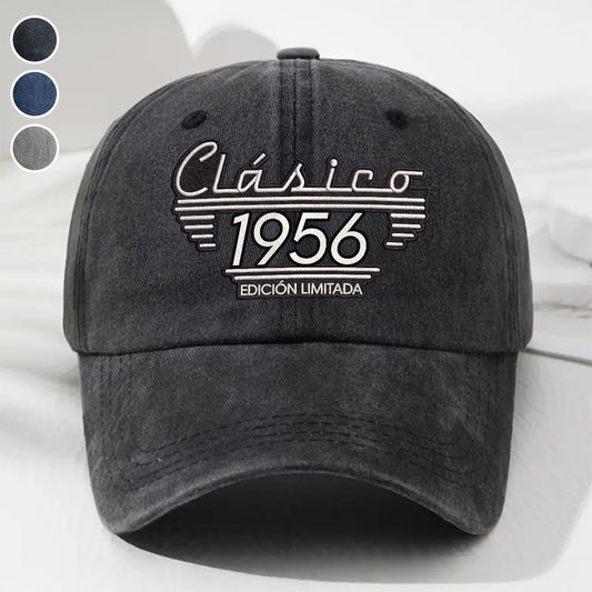 Edición Clásica - Gorra De Mezclilla Lavada Vintage Personalizada