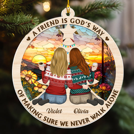 Make Sure We Are Friends Forever - Personalized Custom Acrylic Ornament