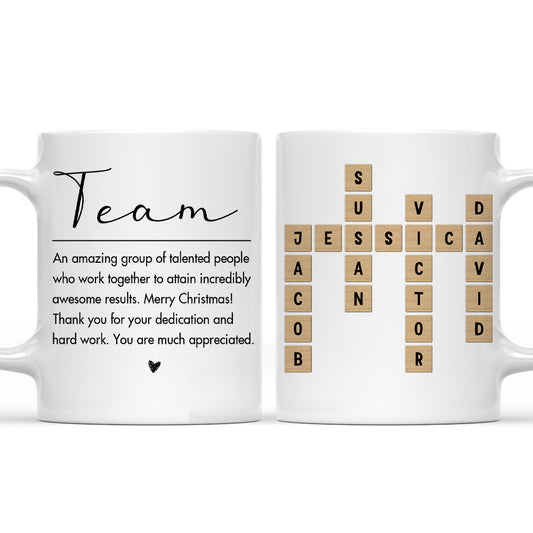 Employee 2025 Christmas Gift - Personalized Custom Coffee Mug