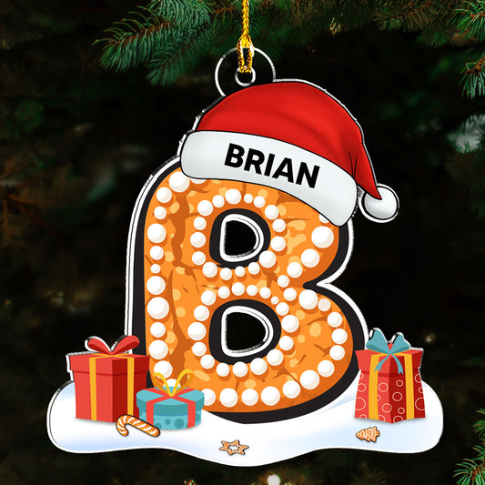 Name And Letter - Personalized Custom Acrylic Ornament