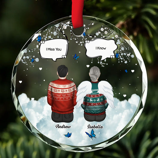 They Still Talk About You - Personalized Custom Glass Ornament