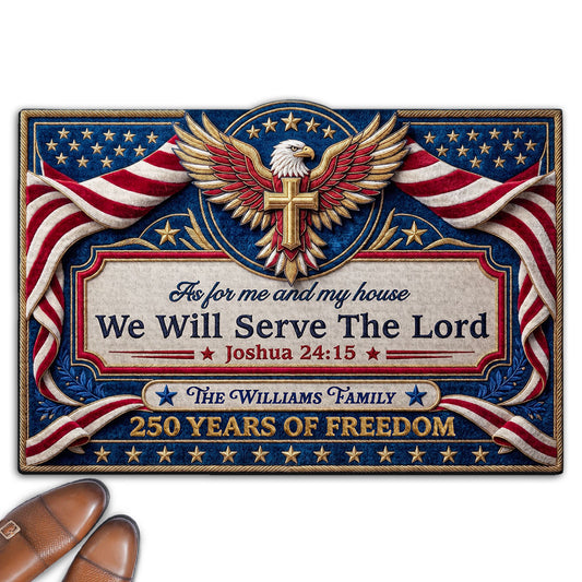 Built On Faith Always  - Personalized Custom Doormat