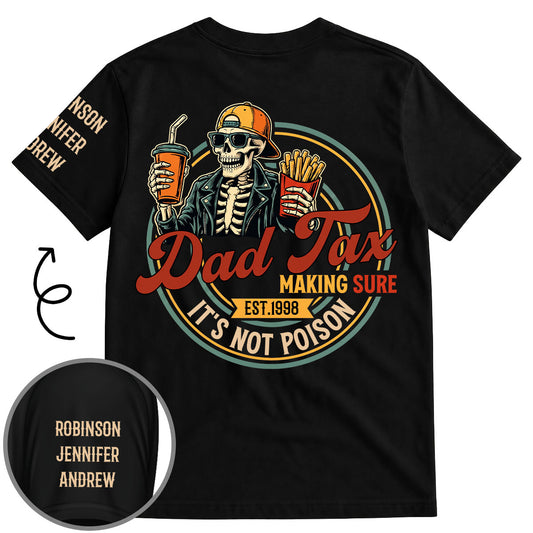 Poison Tester - Personalized Custom Shirt With Design On Sleeve