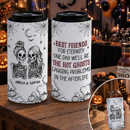 Partners in Fright - Personalized Skinny Can Cooler