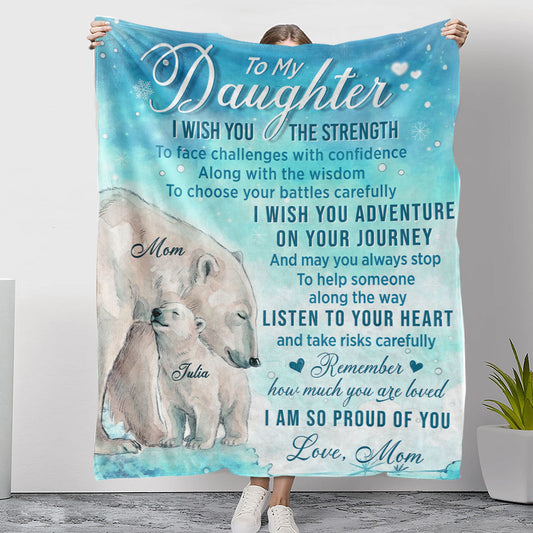 Listen To Your Heart - Personalized Custom Fleece Blanket