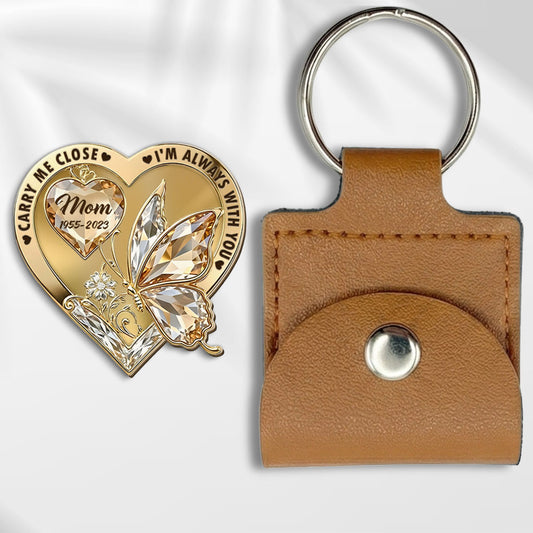 The Moment My Heart Changed Forever - Personalized Custom Wooden Pocket Hug