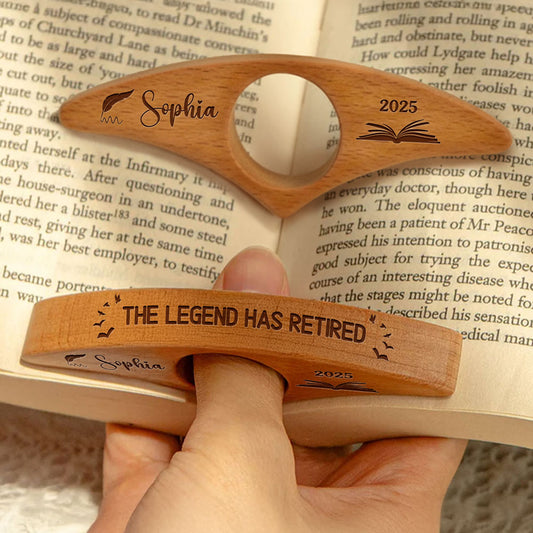 Enjoy The Next Chapter - Personalized Custom Book Page Holder