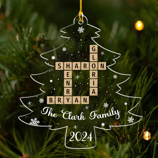 The Greatest Christmas Tree - Personalized Custom Acrylic Ornament