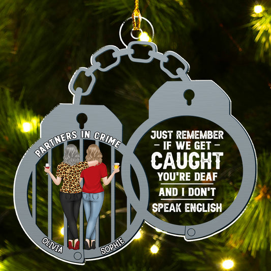 Just Remember Bestie - Personalized Custom Acrylic Ornament