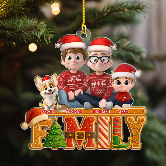 You And Me Christmas Cake Crew - Personalized Custom Acrylic Ornament