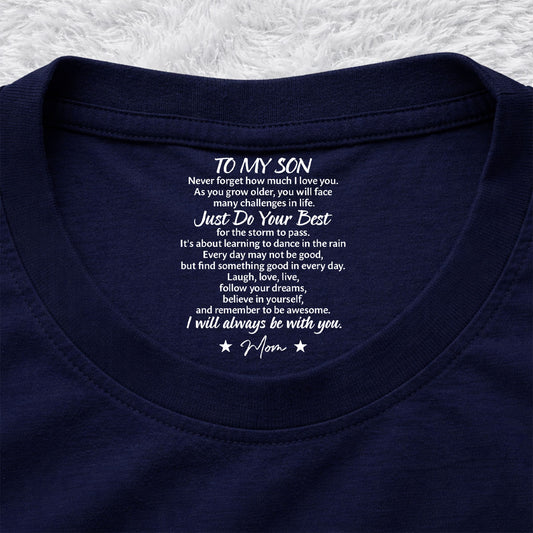Dance In The Rain - Personalized Custom Inside Neck Print T-Shirt