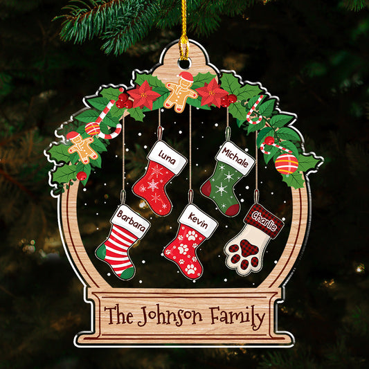 Funny Stockings - Personalized Custom Acrylic Ornament