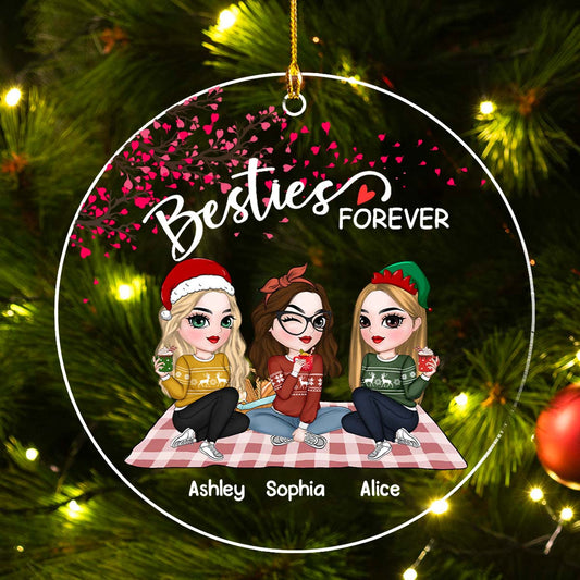 Forever Bestie - Personalized Custom Acrylic Ornament