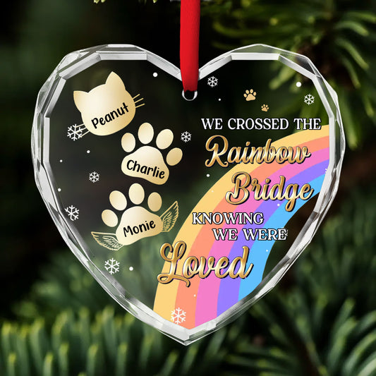 I Was Loved - Personalized Custom Glass Ornament