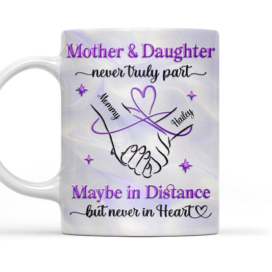 Mother And Daughter - Personalized Custom 3D Inflated Effect Mug