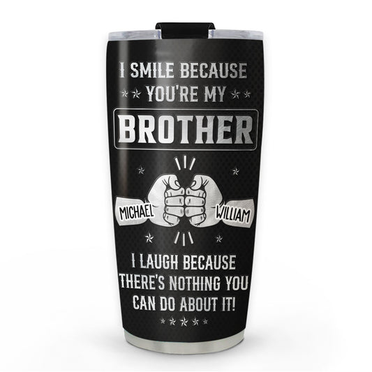 My Bond With Brother - Personalized Custom Tumbler