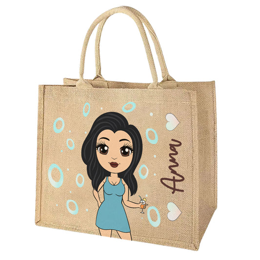My Adorable - Personalized Custom Jute Tote Bag