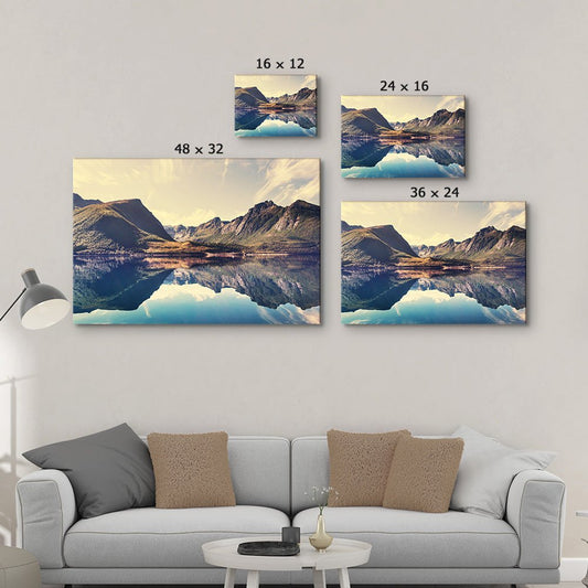 The Best Grandma - Personalized Custom Photo Canvas - Blithe Hub