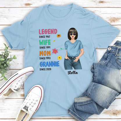The Legend - Personalized Custom Unisex T-shirt - Blithe Hub