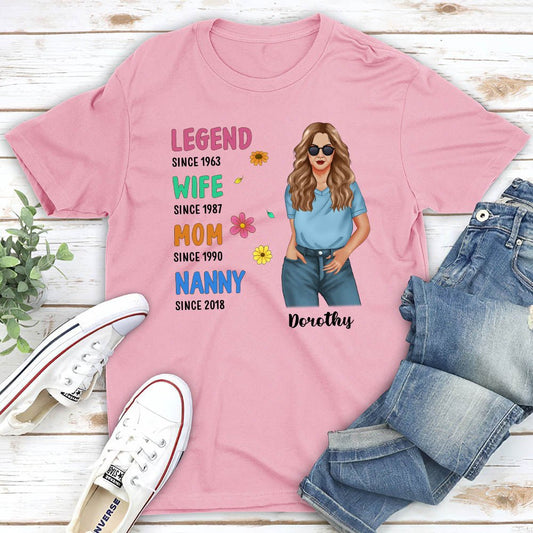 The Legend - Personalized Custom Unisex T-shirt - Blithe Hub