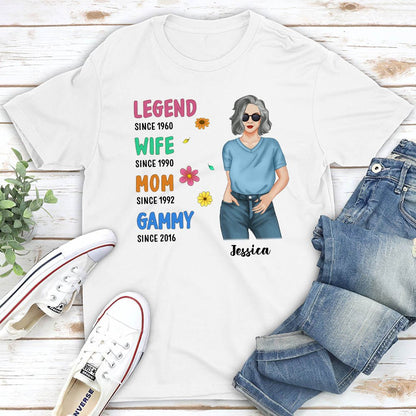 The Legend - Personalized Custom Unisex T-shirt - Blithe Hub